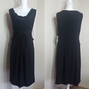 Chaps by Ralph Lauren Black Dress Sleeveless XL